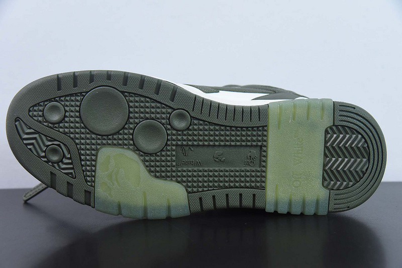 OF™ C/O VIRGIL ABLOH OUT OF OFFICE LOW-TOP LEATHER SNEAKERS ‘OOO“