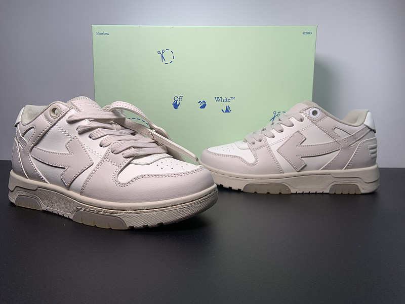 OF™ C/O VIRGIL ABLOH OUT OF OFFICE LOW-TOP LEATHER SNEAKERS ‘OOO“