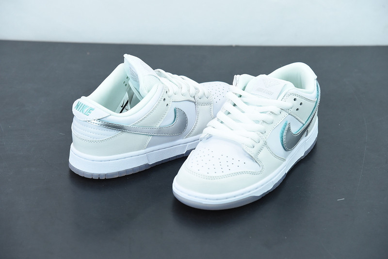 nike sb dunk low Di*m*nd supply co white Di*m*nd bv1310-100