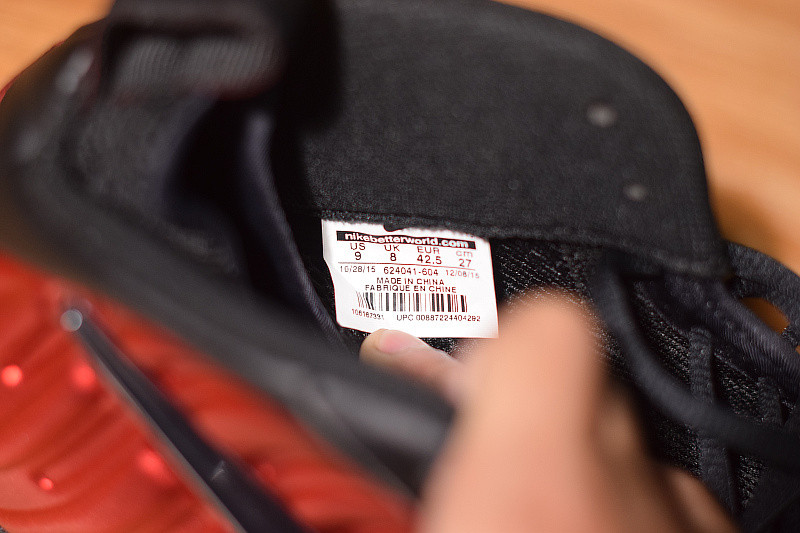 NIKE AIR FOAMPOSITE PRO "UNIVERSITY RED" 624041-604