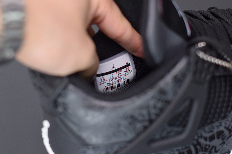 AIR JORDAN 4 RETRO LASER BLACK GUM CI1184-001