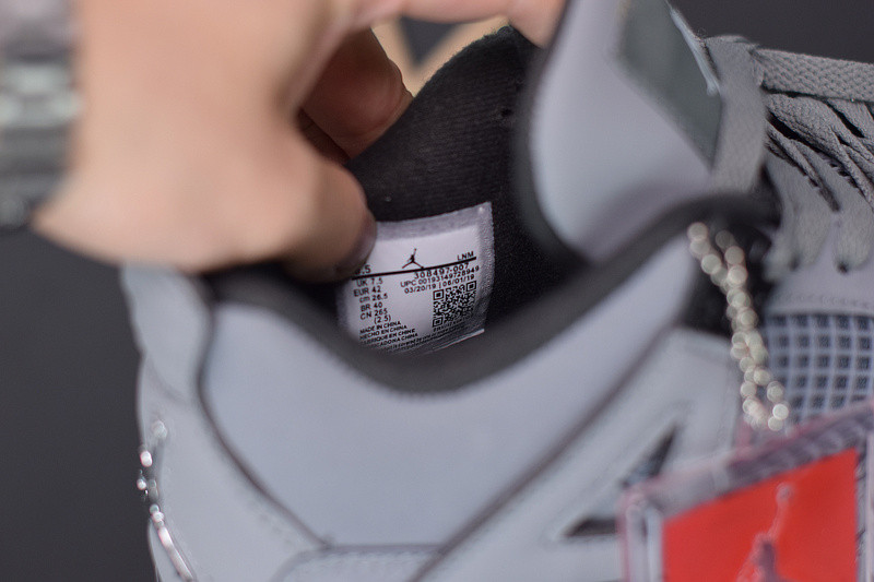 AIR JORDAN 4 RETRO “COOL GREY” 2019 308497-007