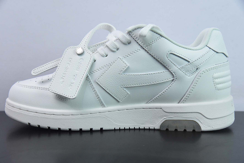 OF™ C/O VIRGIL ABLOH OUT OF OFFICE LOW-TOP LEATHER SNEAKERS ‘OOO“