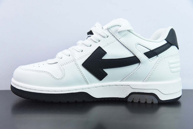 OF™ C/O VIRGIL ABLOH OUT OF OFFICE LOW-TOP LEATHER SNEAKERS ‘OOO“