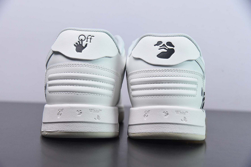 OF™ C/O VIRGIL ABLOH OUT OF OFFICE LOW-TOP LEATHER SNEAKERS ‘OOO“