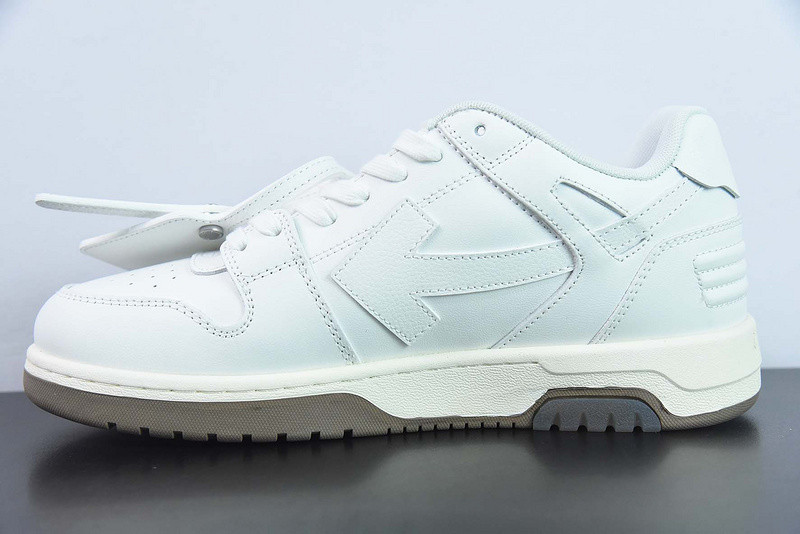 OF™ C/O VIRGIL ABLOH OUT OF OFFICE LOW-TOP LEATHER SNEAKERS ‘OOO“