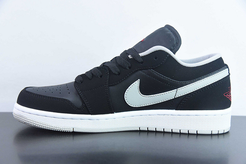 Air Jordan 1 Low Black Wolf Grey 553558-032
