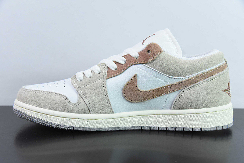 Air Jordan 1 Low Light Bone Archaeo Brown HF1567-200