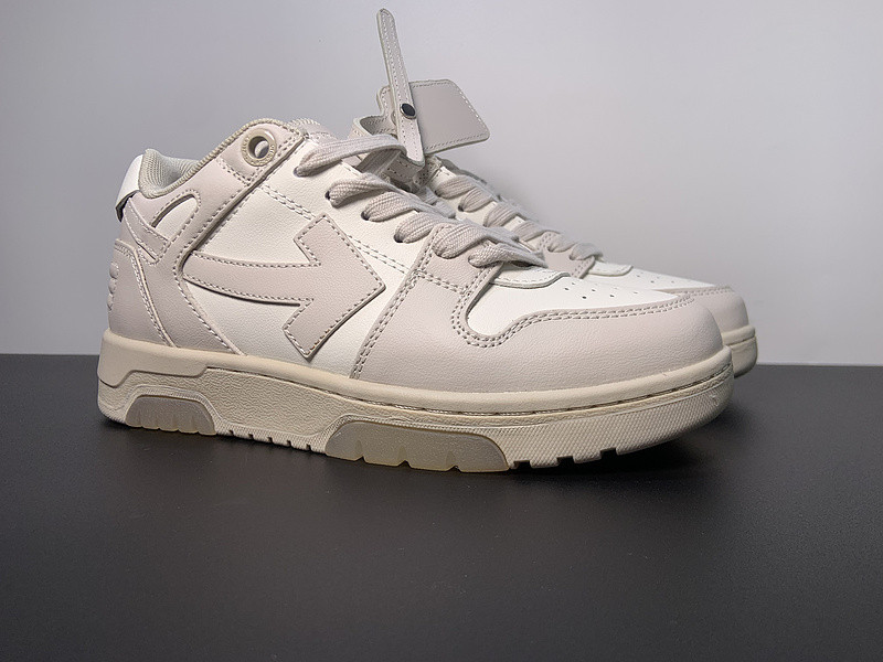 OF™ C/O VIRGIL ABLOH OUT OF OFFICE LOW-TOP LEATHER SNEAKERS ‘OOO“