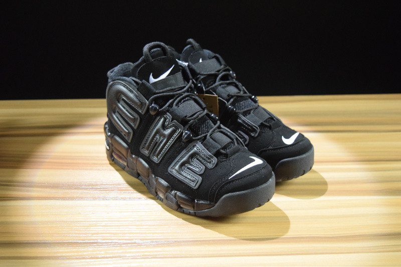 NIKE AIR MORE UPTEMPO "Supreme" BLACK 515962-001