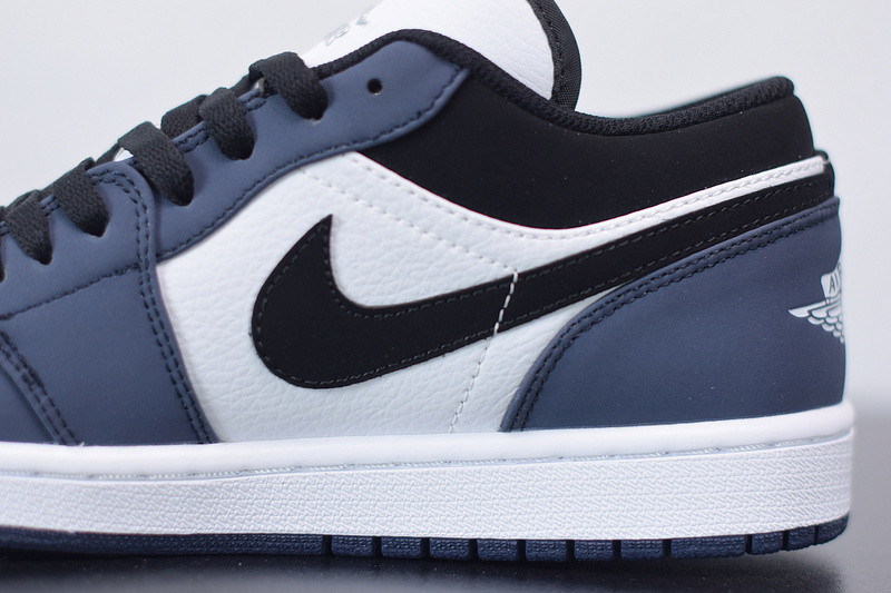 AIR JORDAN 1 LOW RETRO NAVY MIDNIGHT WHITE BLACK 309192-101