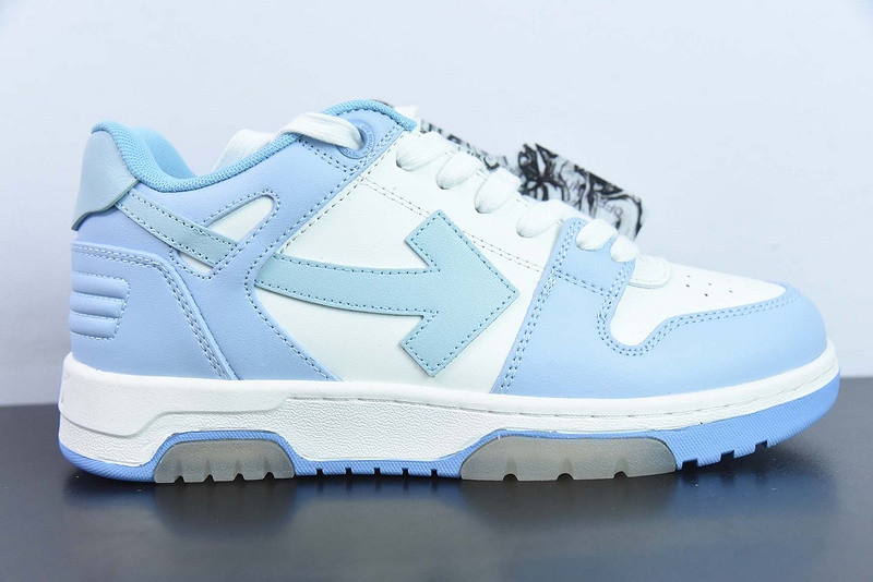 OF™ C/O VIRGIL ABLOH OUT OF OFFICE LOW-TOP LEATHER SNEAKERS ‘OOO“
