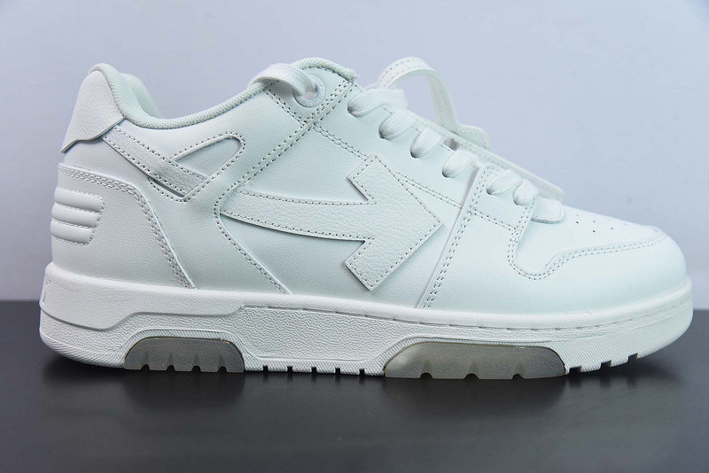 OF™ C/O VIRGIL ABLOH OUT OF OFFICE LOW-TOP LEATHER SNEAKERS ‘OOO“