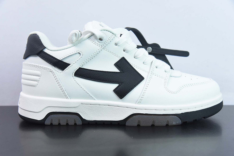 OF™ C/O VIRGIL ABLOH OUT OF OFFICE LOW-TOP LEATHER SNEAKERS ‘OOO“