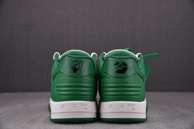 OF™ C/O VIRGIL ABLOH OUT OF OFFICE LOW-TOP LEATHER SNEAKERS ‘OOO“