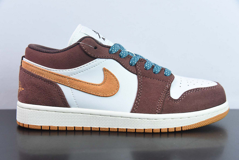 Air Jordan 1 Low GS Cacao Wow Geode Teal FB2216-200