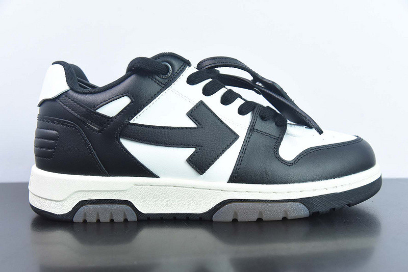 OF™ C/O VIRGIL ABLOH OUT OF OFFICE LOW-TOP LEATHER SNEAKERS ‘OOO“
