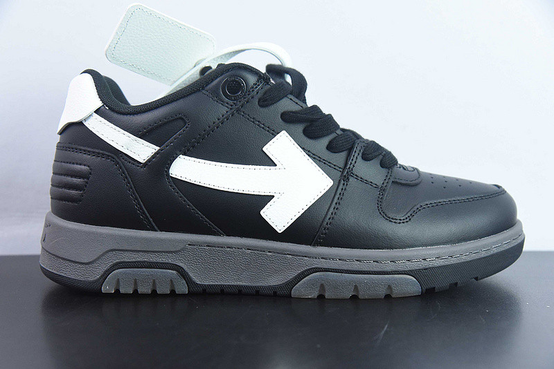 OF™ C/O VIRGIL ABLOH OUT OF OFFICE LOW-TOP LEATHER SNEAKERS ‘OOO“