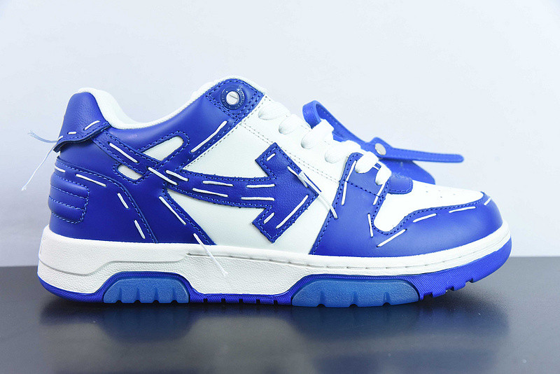 OF™ C/O VIRGIL ABLOH OUT OF OFFICE LOW-TOP LEATHER SNEAKERS ‘OOO“