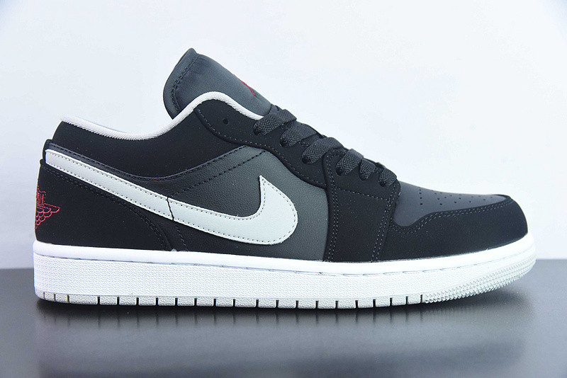 Air Jordan 1 Low Black Wolf Grey 553558-032