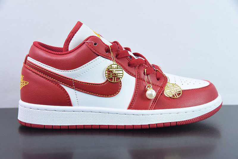 Air Jordan 1 Low ''Cardinal Red'' 553558-607