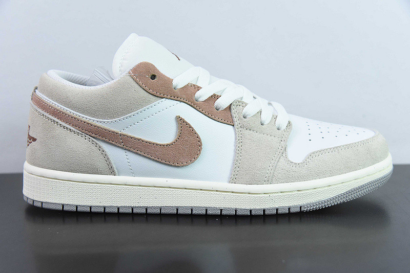 Air Jordan 1 Low Light Bone Archaeo Brown HF1567-200
