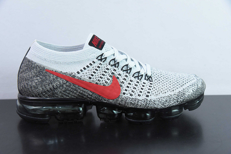 Nike Air VaporMax Platinum Red Black 849558-020