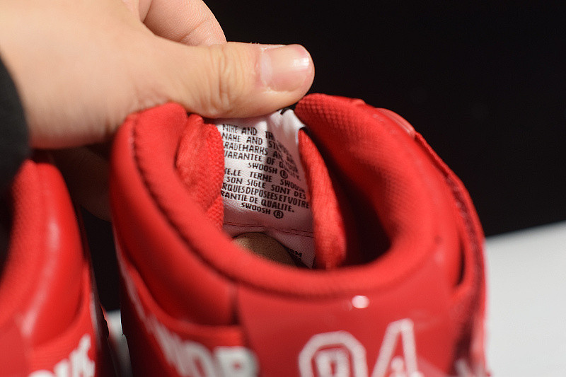 NIKE AIR FORCE 1 HIGH Supreme SP "Supreme" RED 698696-610