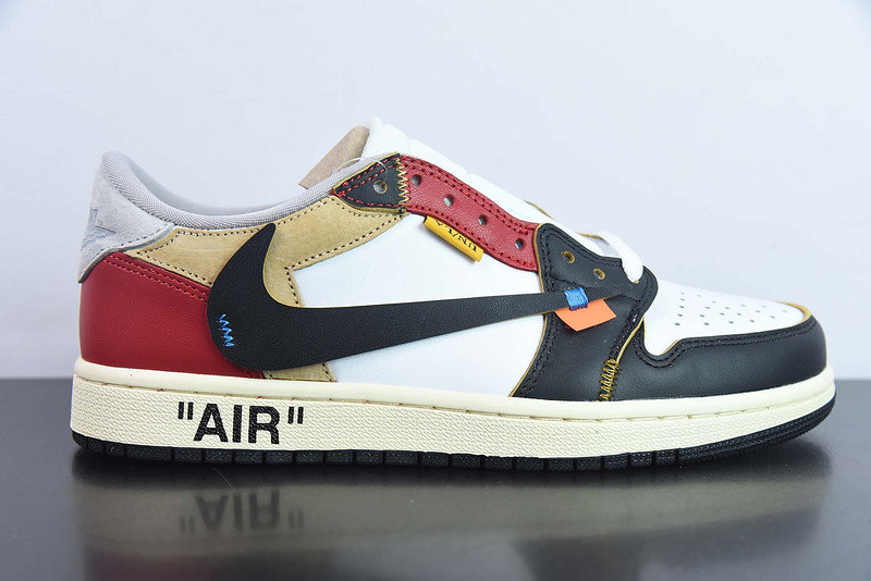 Union LA x OF x nike jordan 1 Low OG"GOAT CZ0790-107