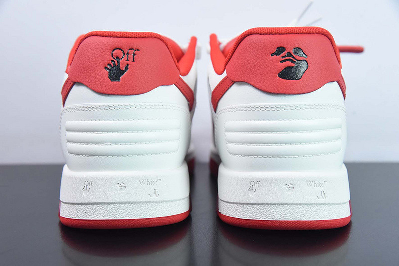 OF™ C/O VIRGIL ABLOH OUT OF OFFICE LOW-TOP LEATHER SNEAKERS ‘OOO“