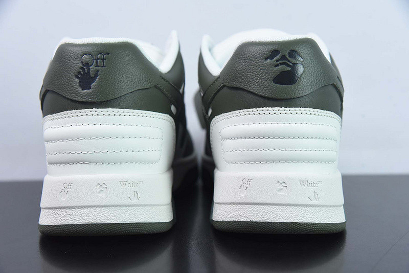 OF™ C/O VIRGIL ABLOH OUT OF OFFICE LOW-TOP LEATHER SNEAKERS ‘OOO“