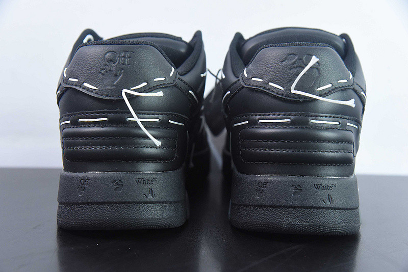 OF™ C/O VIRGIL ABLOH OUT OF OFFICE LOW-TOP LEATHER SNEAKERS ‘OOO“