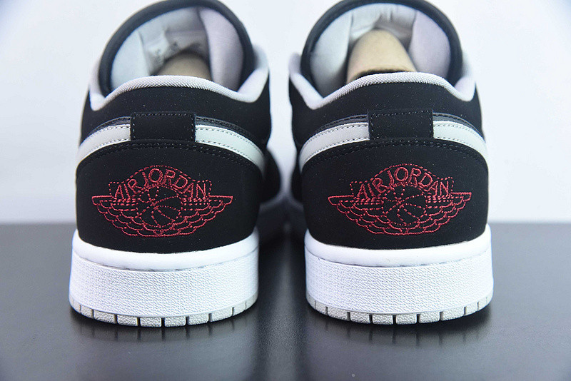 Air Jordan 1 Low Black Wolf Grey 553558-032