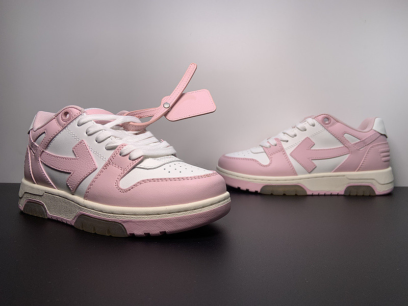 OF™ C/O VIRGIL ABLOH OUT OF OFFICE LOW-TOP LEATHER SNEAKERS ‘OOO“