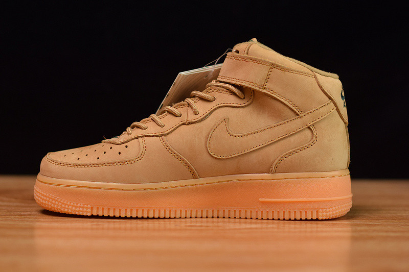 NIKE AIR FORCE 1 MID 07 PRM QS "FLAX" 715889-200