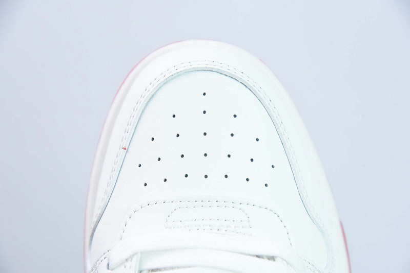 OF™ C/O VIRGIL ABLOH OUT OF OFFICE LOW-TOP LEATHER SNEAKERS ‘OOO“