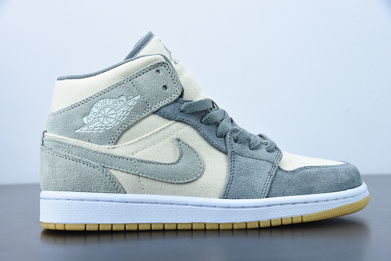 AIR JORDAN 1 MID SE COCONUT MILK PARTICLE GREY DN4281-100
