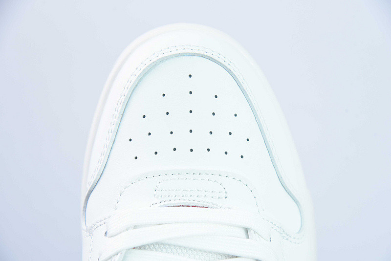 OF™ C/O VIRGIL ABLOH OUT OF OFFICE LOW-TOP LEATHER SNEAKERS ‘OOO“