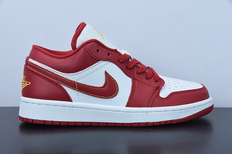 AIR JORDAN 1 LOW GS ''CARDINAL'' 553560-607
