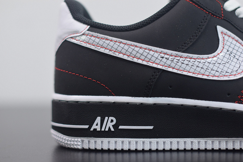 NIKE AIR FORCE 1 LOW CRIMSON EXPOSED STITCHING CU6646-001