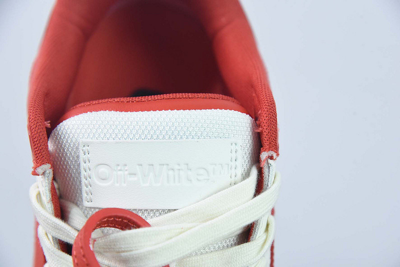 OF™ C/O VIRGIL ABLOH OUT OF OFFICE LOW-TOP LEATHER SNEAKERS ‘OOO“