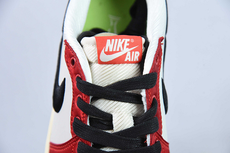 Air Jordan 1 Low OG x Trophy Room Sail and Varsity Red FN0432-100