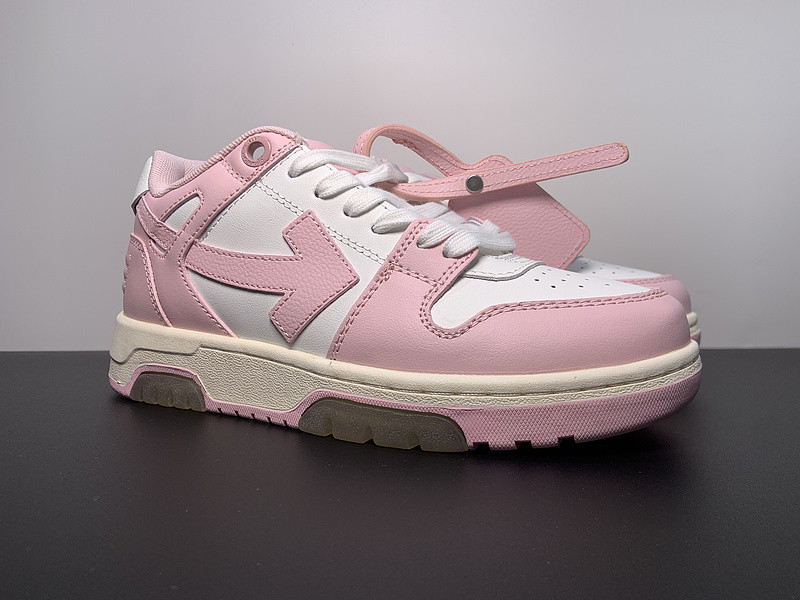 OF™ C/O VIRGIL ABLOH OUT OF OFFICE LOW-TOP LEATHER SNEAKERS ‘OOO“