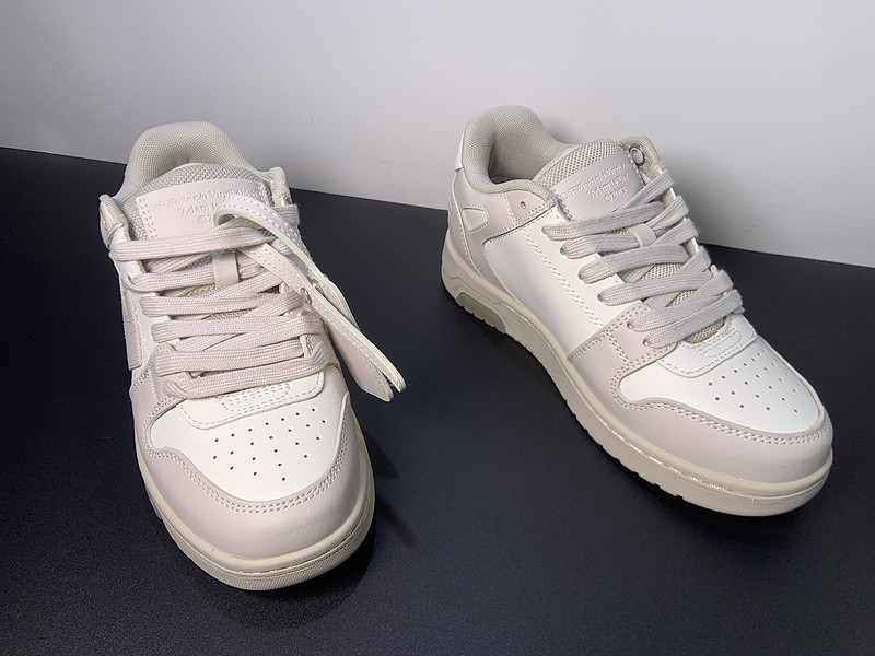 OF™ C/O VIRGIL ABLOH OUT OF OFFICE LOW-TOP LEATHER SNEAKERS ‘OOO“