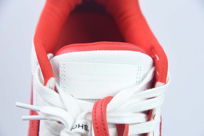 OF™ C/O VIRGIL ABLOH OUT OF OFFICE LOW-TOP LEATHER SNEAKERS ‘OOO“