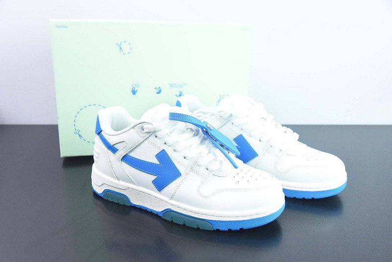 OF™ C/O VIRGIL ABLOH OUT OF OFFICE LOW-TOP LEATHER SNEAKERS ‘OOO“