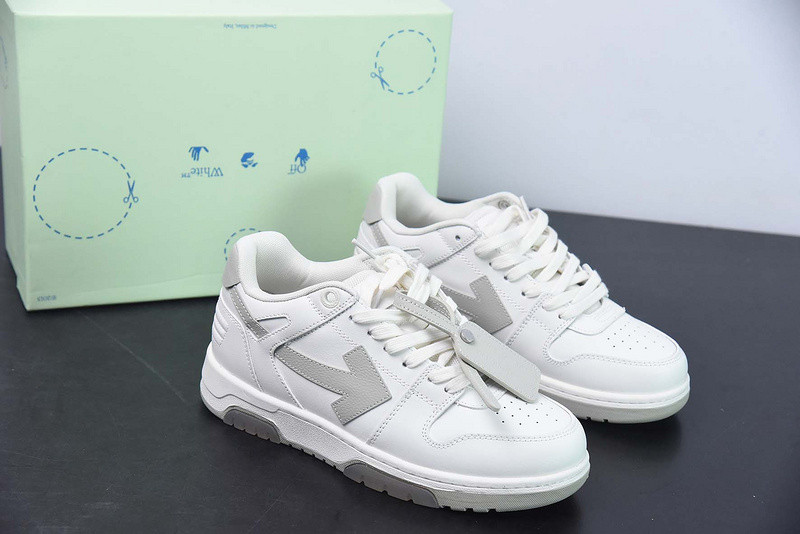 OF™ C/O VIRGIL ABLOH OUT OF OFFICE LOW-TOP LEATHER SNEAKERS ‘OOO“