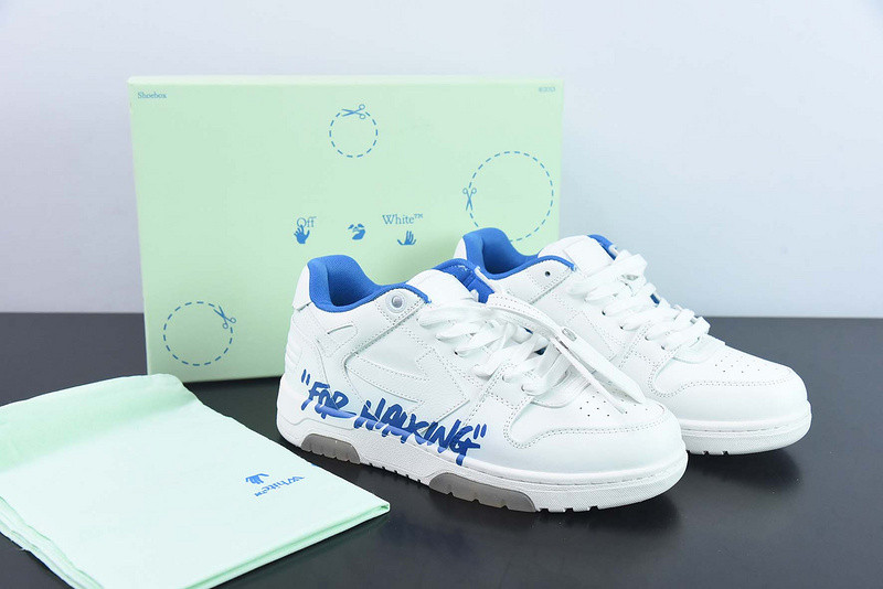 OF™ C/O VIRGIL ABLOH OUT OF OFFICE LOW-TOP LEATHER SNEAKERS ‘OOO“