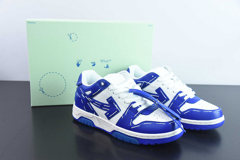 OF™ C/O VIRGIL ABLOH OUT OF OFFICE LOW-TOP LEATHER SNEAKERS ‘OOO“