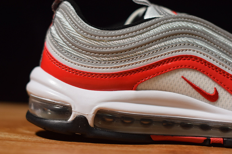 NIKE AIR MAX 97 PURE PLATINUM UNIVERSITY RED 921826-009